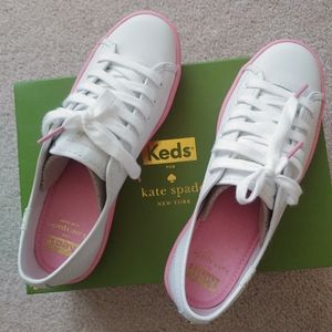 Kate spade platform leather sneakers